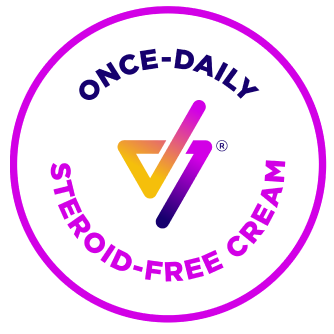 Once-Daily Steroid-Free Cream Badge