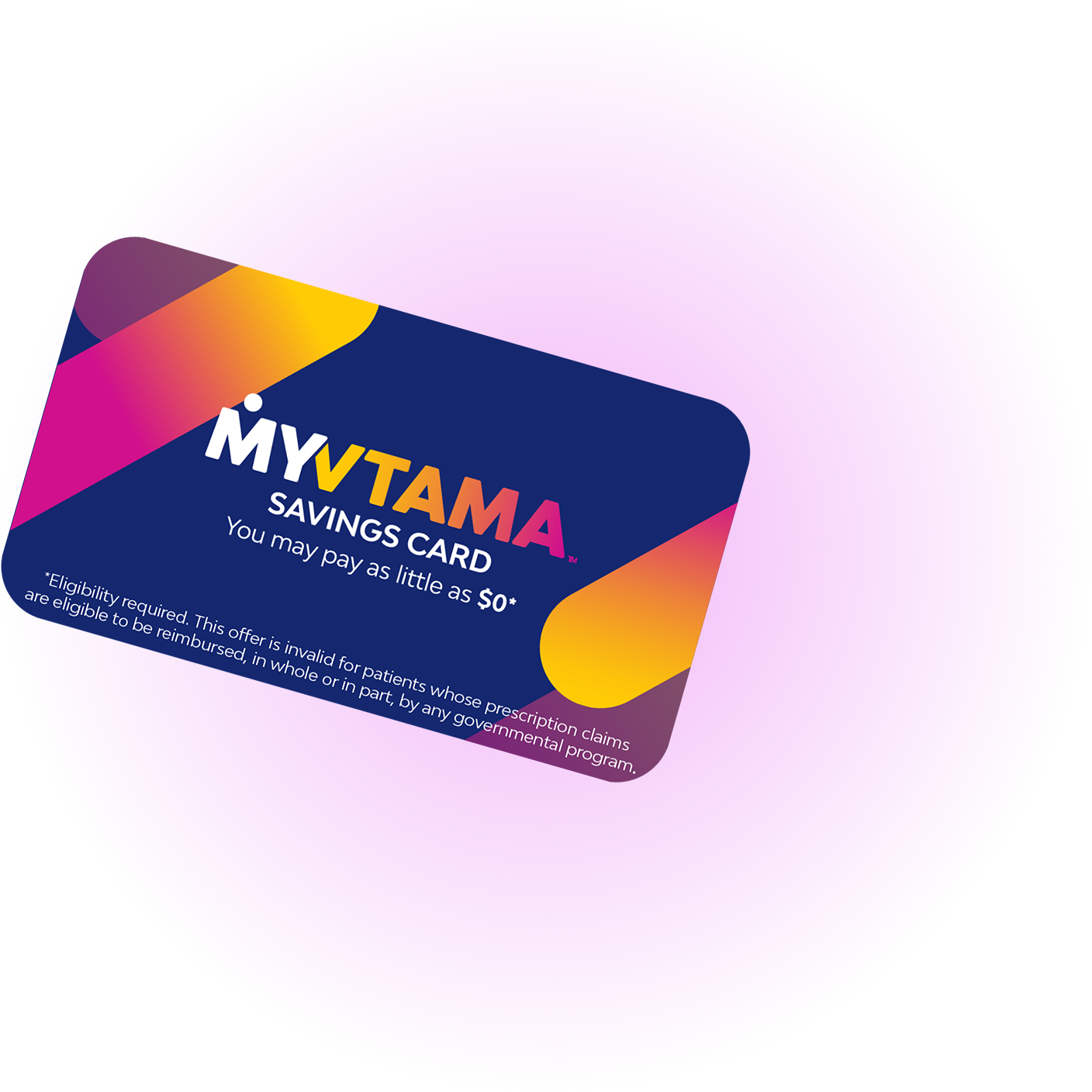Image of the VTAMA cream savings card